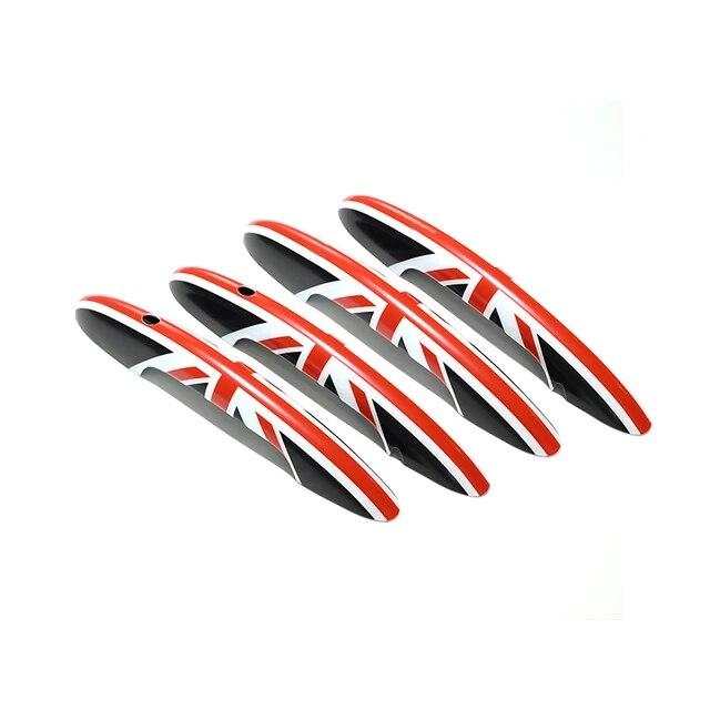 For MINI Cooper S JCW F55(5-Door) F60 Countryman Exterior The Black Flag Door Handle Cover Decoration Car Styling Accessories