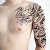 Dragon Fake Tattoo Sticker Durable Temporary Tattoo Sticker Half Nail Tattoo Sticker  Men