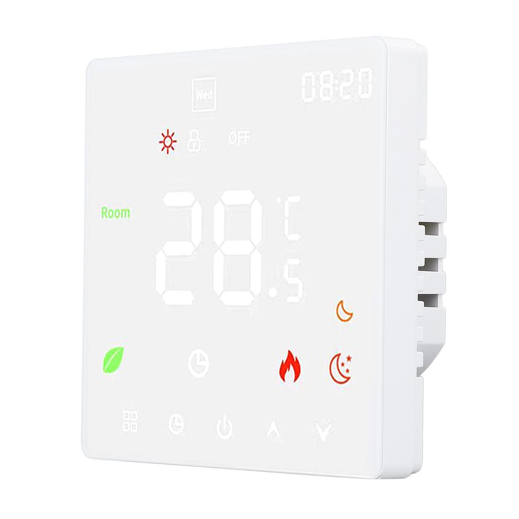 Smart Thermostat Touch Screen Programmable Floor Heating Thermostat for Gas Boiler Water Heater