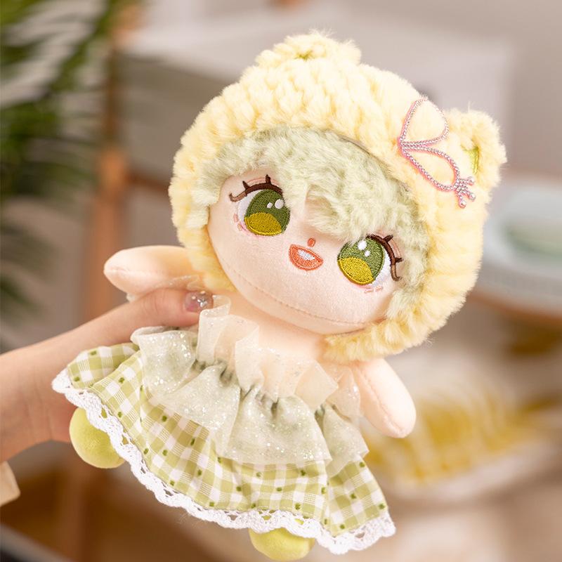 Кукла из хлопка, нарядная кукла, милая маленькая девочка, играющая в домик, плюшевые игрушки, детский подарок на день рождения