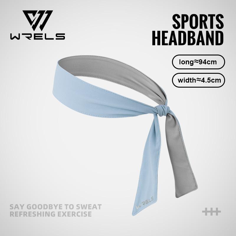WRELS Sports Headbands Quick Dry Sweatbands Moisture Wicking Non-Slip Headband Adjustable Stretchy Head Tie Running Headbands