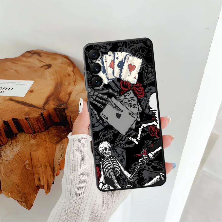 Чехол для телефона для Samsung Galaxy A57 A15 A73 A51 A55 A06 A23 A53 A17 A37 A05 A25 A16 A52 A36 A12 A13 A70 A41 A50 Готический