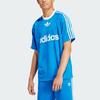 Adidas Футболка Adicolor синяя птица/белый цвет для мужчин в уличном стиле IM9456