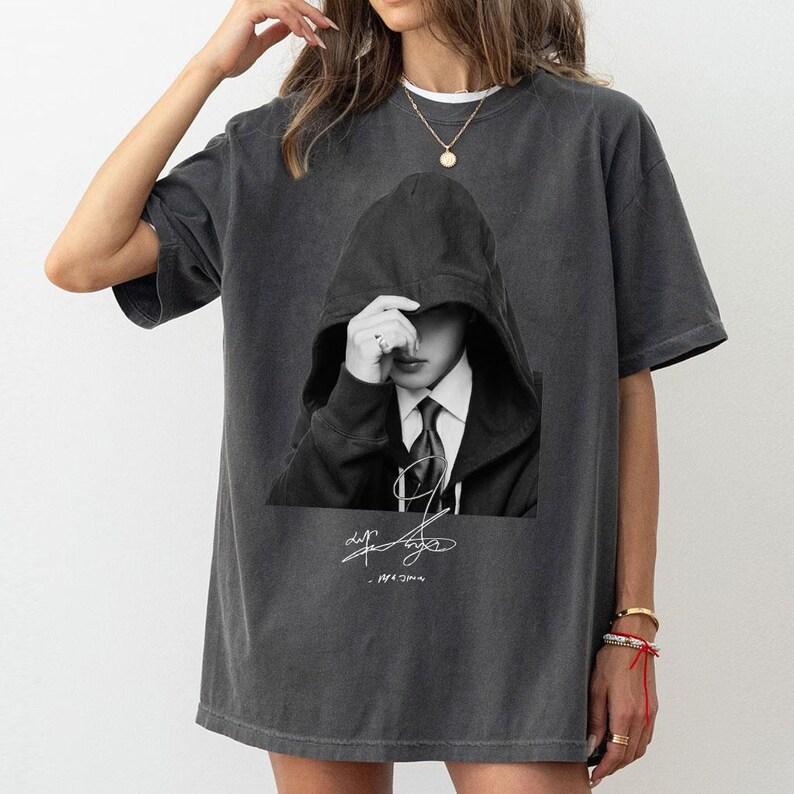 Унисекс футболка с автографами участников Bangtan Arirang, BTS Мировой тур 2026 BT21, Футболка с концерта BTS, Ретро футболка 90-х, Мерч BTS, Подарки для фанатов K-pop музыки