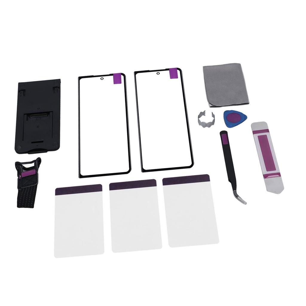 Замена экрана для Galaxy Z Fold 5 Professional Наружное стекло экрана Замена Ремонтный комплект с клеем OCA