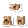 Elegant Wooden Animal Door Chimes Doorbell Knocker Home Decors 55KF