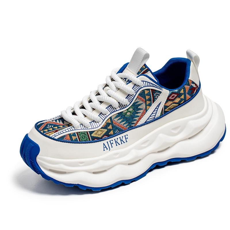 New Men's Thick-soled Height-increasing, Fashionable, Comfortable and Casual Sports Shoes, Loafers and Canvas Shoes