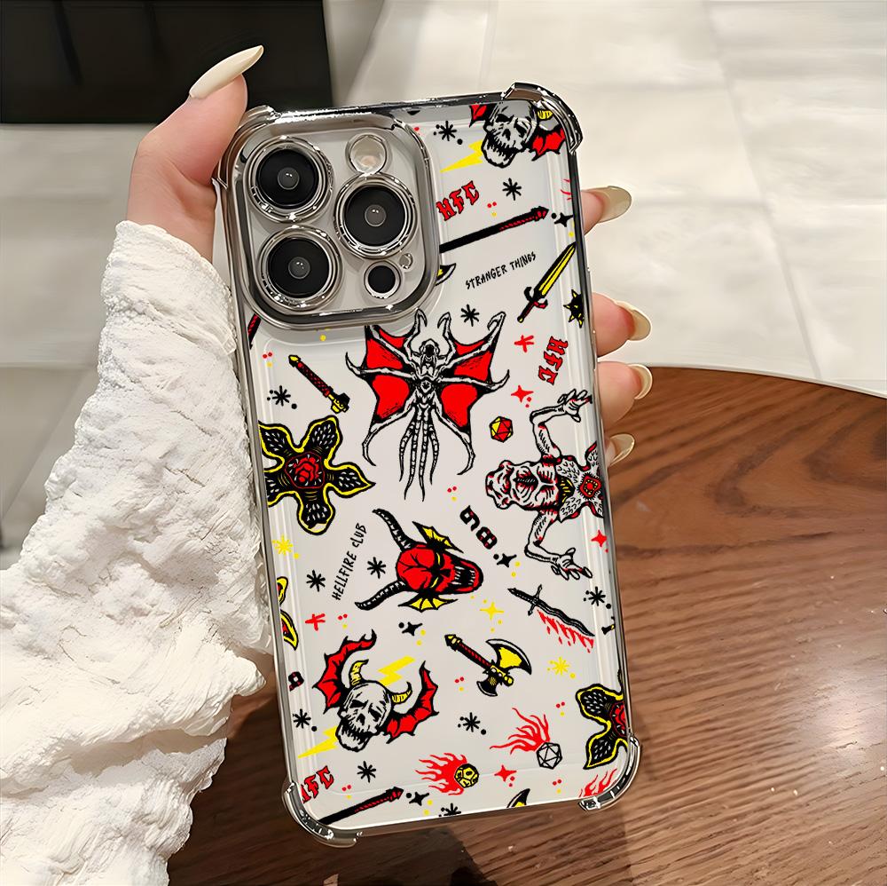 Роскошный Чехол Для Телефона С Покрытием В Стиле S-Stranger Things Для Samsung A37 A57 A07 A36 A16 A06 A35 A55 A15 A54 A34 A24 A14 A05 A04 4G 5G