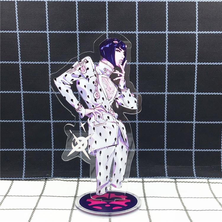 Игра Аниме Невероятные Приключения Золото 15 СМ Модель Акриловая Фигурка Стенд Окрашенный Декор Стола Орнамент Подарок