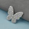 DIY Phone Case Accessory Alloy Butterfly Charm with Beads Rhinestone Decoration Handmade Crafts