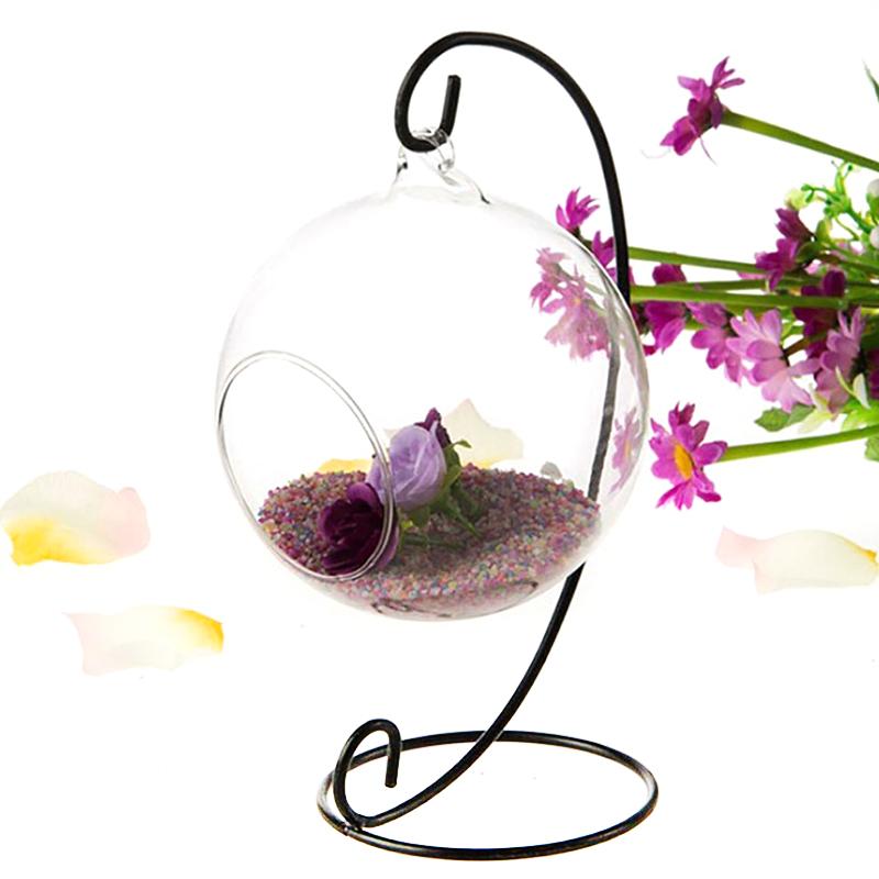 Подсвечник Железный Металлический Подвесной Стенд Свадебный Подсвечник Стекло Микроландшафт