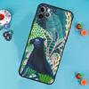 Cute Cartoon Sloth Leopard Phone Case For iPhone 17 Air 15 14 13 12 11 16 Pro Max 13 12 mini 15 16 Plus 16e Cover Funda