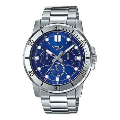 Мужские часы с металлическим ремешком MTP-VD300D