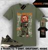 Рубашка в тон Undefeated AJ 4 OG 2025 Кроссовки для matching Сникерхед Чики Футболка Унисекс Футболка