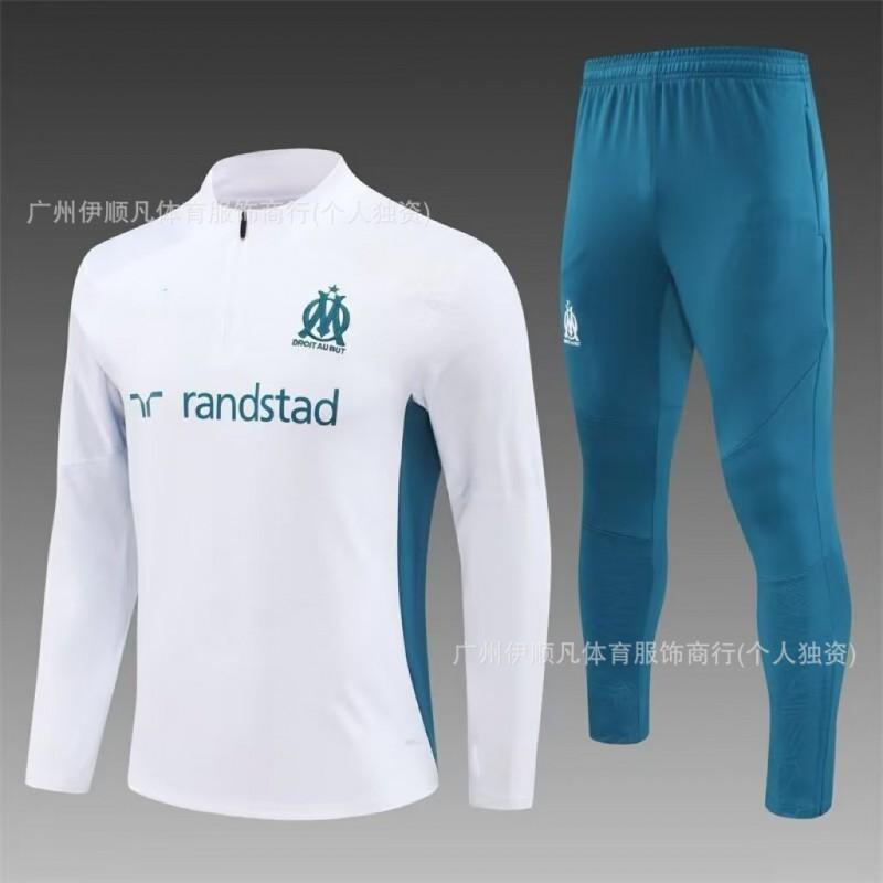 Men Women Soccer Training Jersey Half-Zip Warm-Up Top Napoli PSG AC Milan Brazil Manchester United Fans