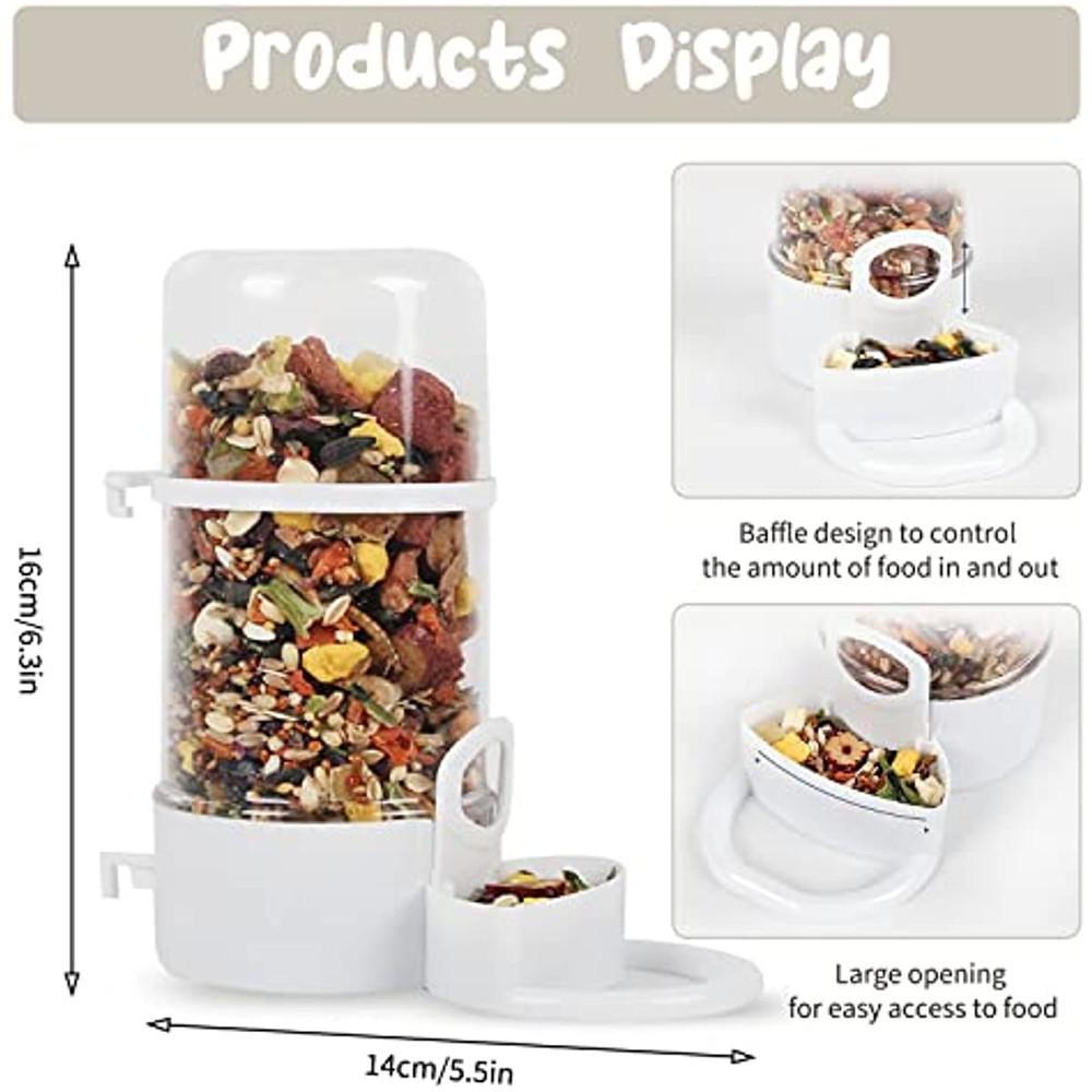 1 шт., диспенсер для воды для попугаев, автоматическая кормушка для птиц, автоматическая кормушка для попугаев, подвесной диспенсер для еды, бутылка для поилки