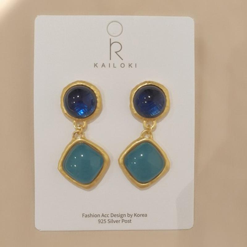 Серьги с каплями масляной живописи, модные ретро-серьги, серьги премиум-класса, подарки