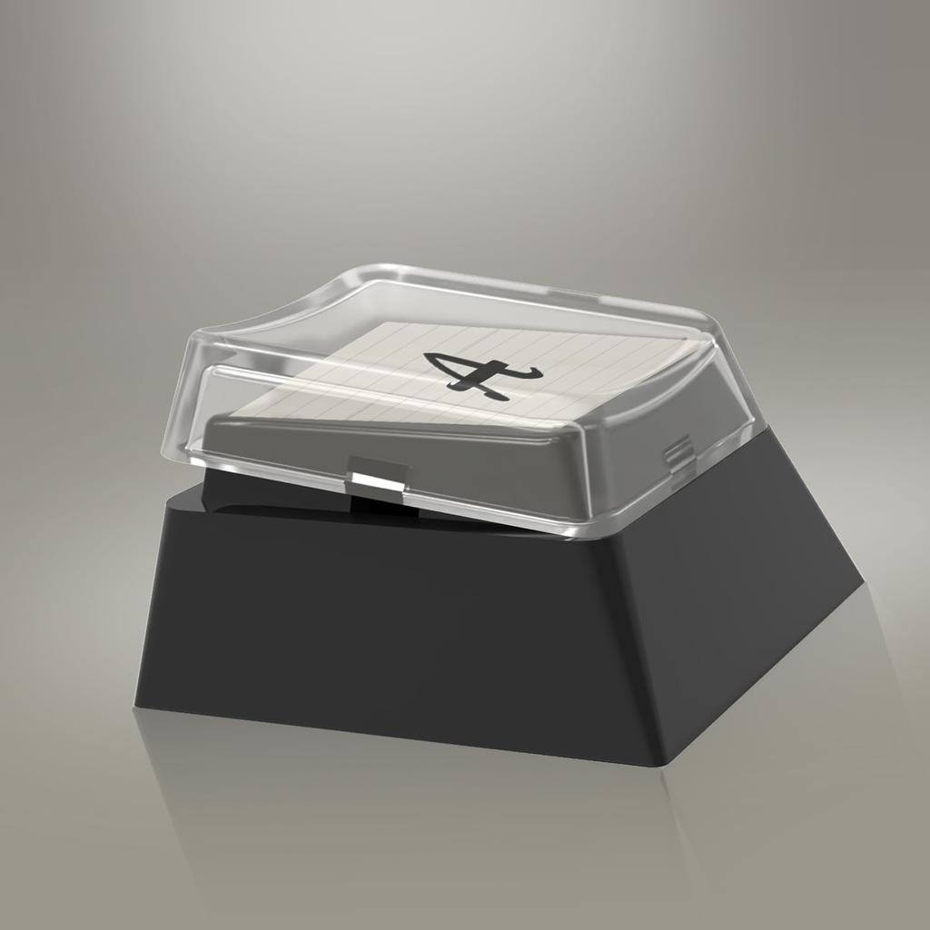 BTXETUEL Мгновенные двухслойные колпачки для клавиш с прозрачными защитными колпачками для самостоятельного изготовления съемных наклеек и вырезания из бумаги, совместимые с переключателями Cherry MX