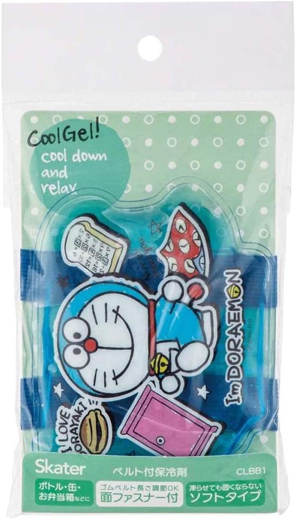 Пакет со льдом Skater с ремешком Doraemon, наклейкой, Sanrio, 14x8см, CLBB1-A