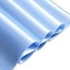 Blue satin rectangular tablecloth with a smooth luxurious texture. Ideal for wedding banquet decor restaurants and indoor/outdoor settings. Size: 60