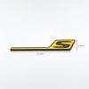 Car S Logo Emblem Badge ABS Metal Sticker For Benz E63S C63S GLC63S GLE63S GLS63S GTR GT Series CLA45S Car Decoration nn1
