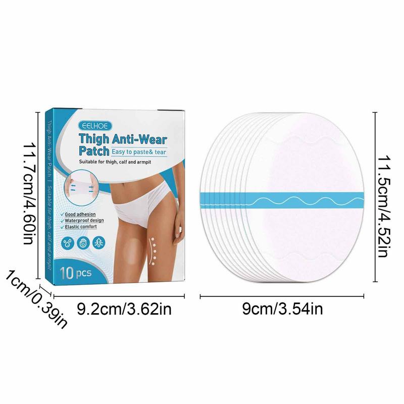 10PCS Anti Chafing Sticker Paste Inner Thigh Anti Wear Patch Anti Friction Thigh Pads Disposable Self Adhesive Invisible Thigh Patch
