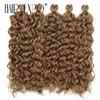 18Inch 24Inch Ocean Wave Crochet Braids Hair Hawaii Afro Curls Ombre Synthetic Braiding Hair Extensions Deep Wave Crochet Hair