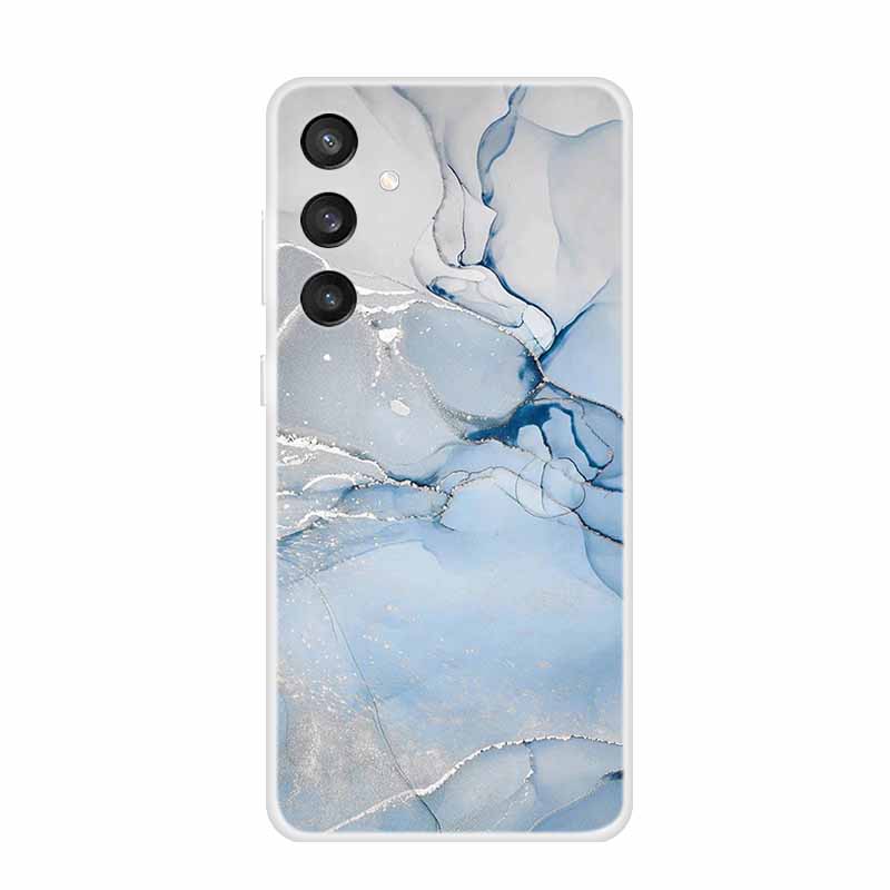 6.7" For Samsung S24 FE 5G Case Marble Soft Clear TPU Silicone Phone Covers for Samsung Galaxy S24 FE Case Bumper S24FE S 24FE