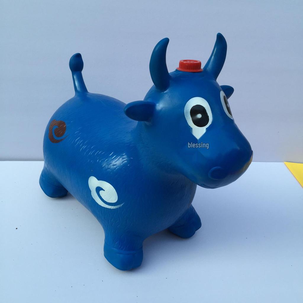 Очень большой толстый надувной музыкальный прыгающий конь для детей - Взрывозащищенная конструкция