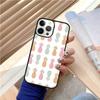 Kawaii Pineapple Art Coque Shell For iPhone 17 Air 15 16 14 13 12 Pro Max 11 Pro Max Plus Phone Case Cover