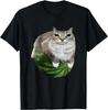 90s Y2k Watermelon Cat Silly Cat Meme T-Shirt A Hilarious Watermelon Print Shirt Is A Stylish Top Tee Women