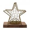 Celestial Gold Star Wire Candle Holder Medium