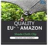 100 Pcs Shade Cloth Heavy Duty Lock Grip Removable and Reusable Shade Cloth Plastic Clips Greenhouse Shade Cloth Fix Clamp