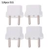 4Pcs Portable  Us To Eu Plug Travel Charger Adapter Converter Universal European Usa Eu To Us Plug