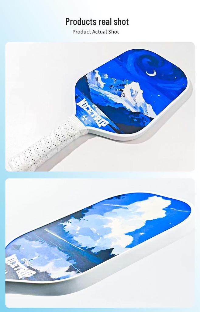 Professional Fiberglass Pickleball Paddle Set for Children and Adults