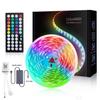 Набор RGB светодиодной ленты Bluetooth с голосовым управлением, синхронизацией с музыкой и 44-клавишным пультом для декора атмосферы