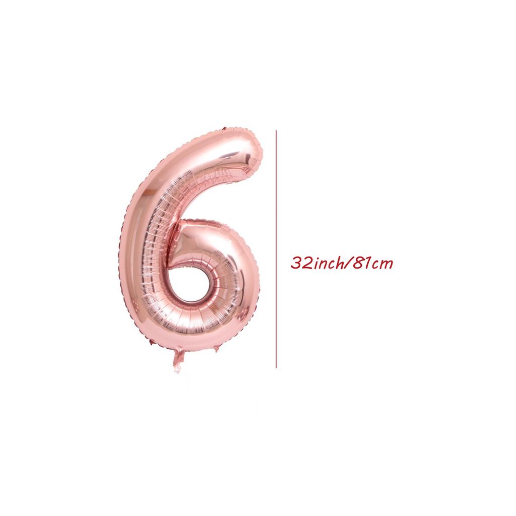 Набор воздушных шаров из фольги розового золота номер 1, 2, 3, 4, 5, воздушный шар с днем ​​рождения, украшения для первого дня рождения, детский душ