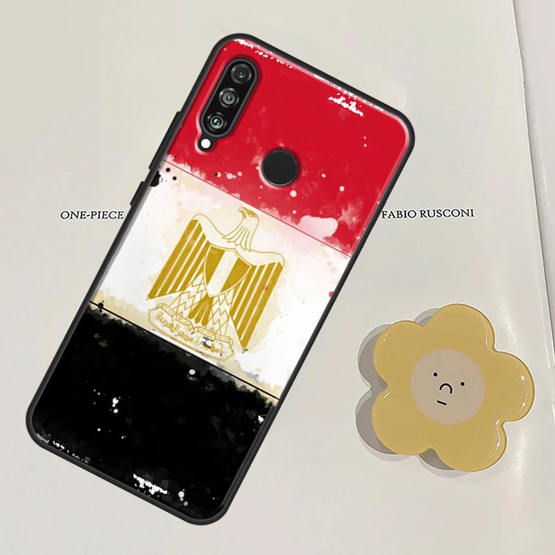 Флаг Египта для Huawei Nova Y91 Y60 Y70 Y90 Y61 3i 7i 8i 11i Nova 11 9 10 SE P20 P40 Lite P30 Pro Чехол