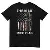 Это мой флаг гордости пистолет США Американский 4 июля (НА СПИНЕ) Футболка