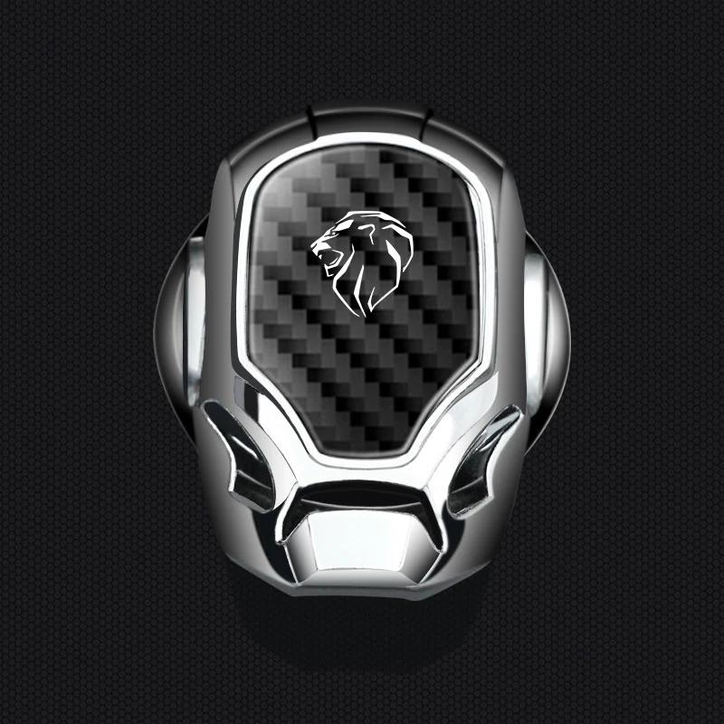2026 Hot Car Sticker Metal Car One-Click Start Button Cover Sticker Decoration Cover For Peugeot RCZ 108 206 207 208 301 306 307