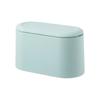 Simple Desktop Trash Bin Mini Durable Storage Bucket Can Automatic Pop-up Lid For Dressing Tables Home Office Garbage Bucket