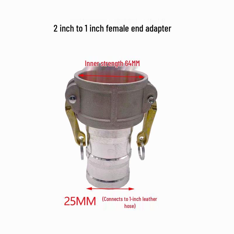 Aluminum Alloy Type C Male & Female Quick Coupler Hose Fittings with Reducing Lever