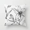 Office Living Room Home Pillowcase Simple Floral Retro Pillowcase Car Ornaments