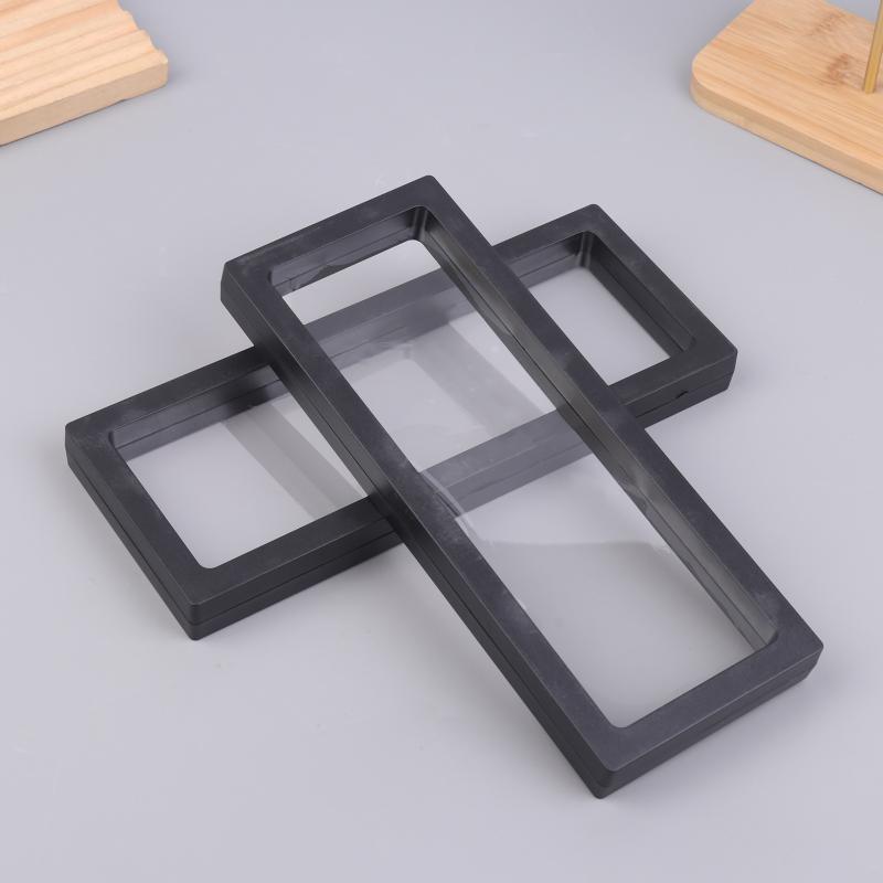 3D плавающая рамка-держатель Акриловая подставка для демонстрации Монет Медалей Марок Коллекционных предметов Безопасный Декор Защита от пыли