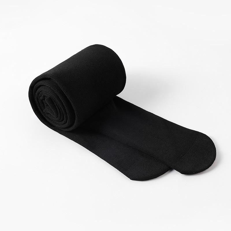 Women's Vertical Stripe High Waist Warm Cotton Fleece Lined Thickened Pantyhose Autumn Winter Outer Wear Stirrup Leggings