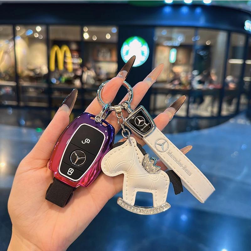 SUG2 Car Smart Key Cover Case Shell Accessories For Mercedes W212 W204 for Benz A B C E GL S GLA GLK CLS Class AMG W205 W463 W176