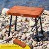 Strong Load-bearing Foldable Stool Aluminum Zinc Zinc Alloy Fishing Stool Small Bench Outdoor Gardening