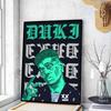 Duki Rapper Poster Movie Sticky Posters Retro Kraft Paper Sticker DIY Room Bar Cafe Esthetic Art Wall Painting
