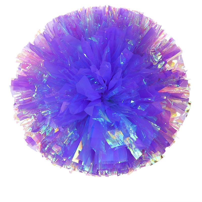 Женские разноцветные помпоны для черлидинга, шарики для черлидинга, черные и синие, золотые, серебряные, красные, зеленые, танцевальные аксессуары для черлидинга