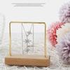 Holder Home Decoration Bracelet Earring Necklace Storage Wood Base Rack Jewelry Display Stand